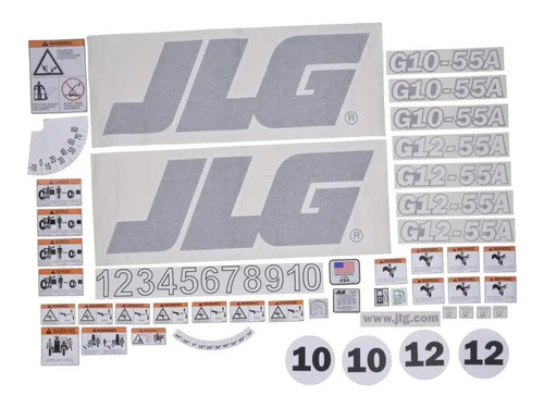 JLG Part # 1001194051 | KIT(SERVICE),TMH G10/12-55A, EA