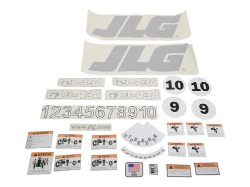 JLG Part # 1001194060 | KIT(SERVICE),TMH G9/10-43A, EA