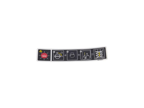 JLG Part # 1001197634 | DECAL,HOOD MSSO, EA