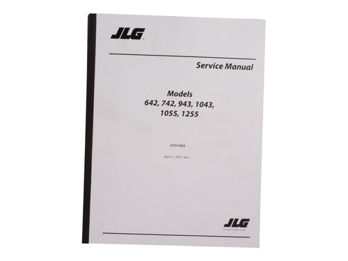 JLG Part # 31211033 | 642,943,1043,10/1255 SERV MNL, EA