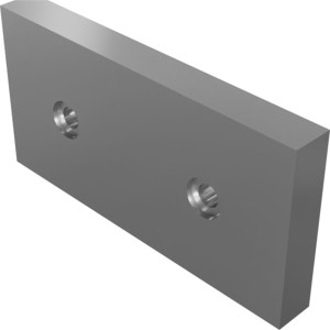 Genie Lift Part # 1262355GT - WEAR PAD, 4 X 2 X .45 W/NUTS, EA