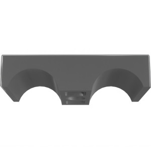 Genie Lift Part # 1264374GT - CLAMP,2 HOSE,PLASTIC,#6, EA