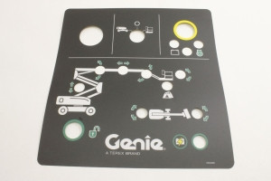Genie Lift Part # 1265450GT - DECAL, GROUND CONTROL BOX, Z60E, EA