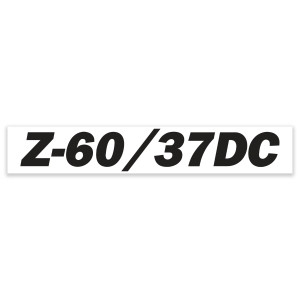 Genie Lift Part # 1269261GT - DECAL, COSMETIC, Z-60/37DC, EA