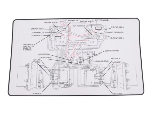 JLG Part # 1001195457 | DECAL,CABLE ROUTING, EA