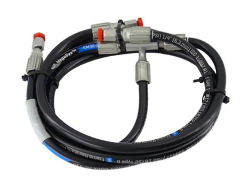 JLG Part # 1001198340 | HOSE ASSY,6.3 ORFS ST/ST/ST, EA