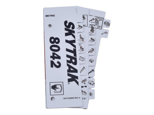 JLG Part # 1001199509 | LOAD,BOOKLET 8042, ISO, EA