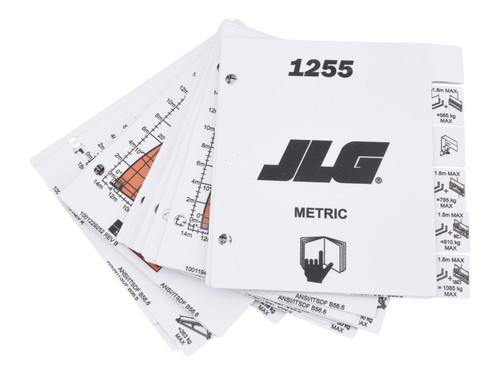 JLG Part # 1001211155 | LOAD,BOOKLET 1255, ISO, EA