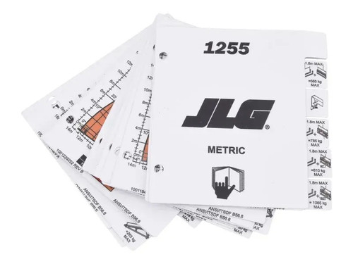 JLG Part # 1001211155 | LOAD,BOOKLET 1255, ISO, EA