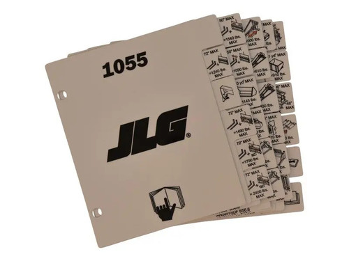 JLG Part # 1001211156 | LOAD,BOOKLET 1055,ANSI, EA