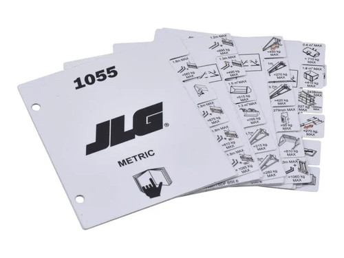 JLG Part # 1001211157 | LOAD,BOOKLET 1055,ISO, EA
