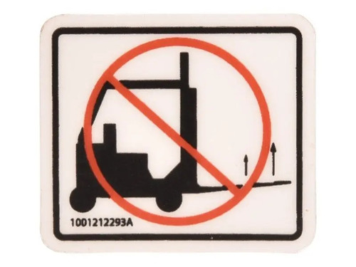 JLG Part # 1001212293 | DECAL,NO FORKLIFT, EA