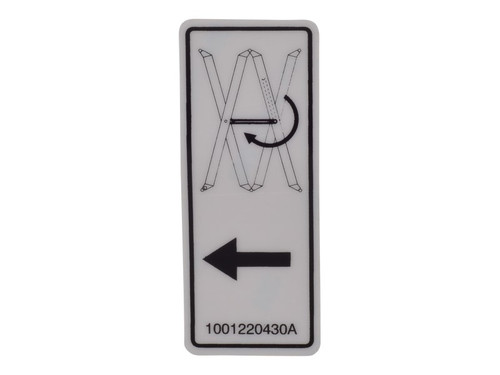 JLG Part # 1001220430 | DECAL,SAFETY PROP, EA