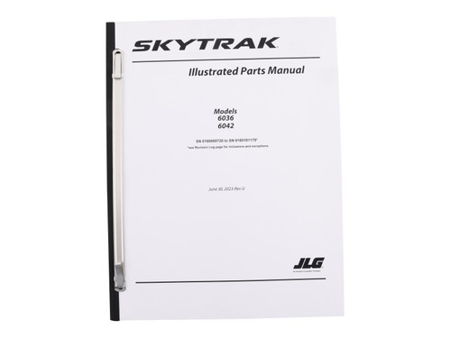 JLG Part # 31211016 | 6036, 6042 PARTS MNL (TIER 4F), EA