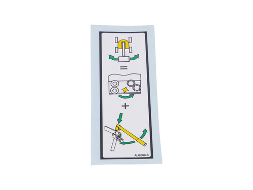 JLG Part # AU2099 | DECAL, MANUAL SWING, EA