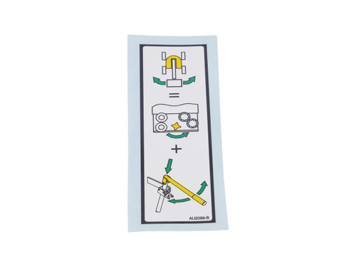 JLG Part # AU2099 | DECAL, MANUAL SWING, EA