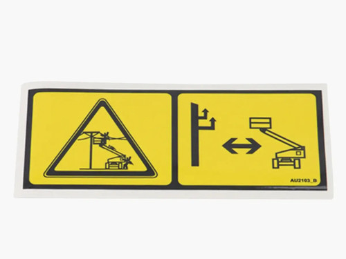 JLG Part # AU2103 | DECAL, ELECTROCUTION, EA