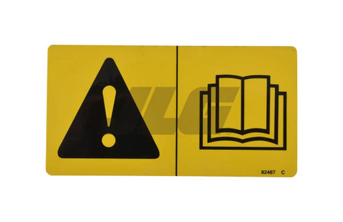 JLG Part # GN82487GT | GN-SYMBOL READ THE MANUAL, EA