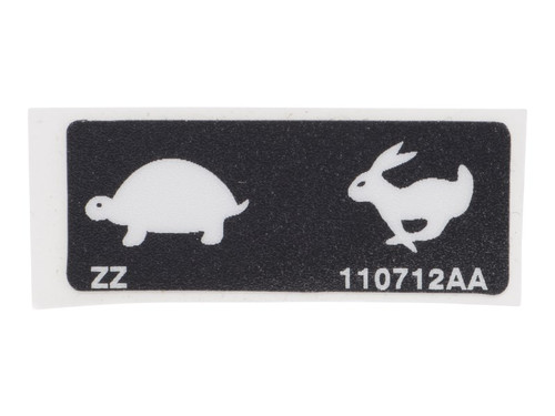 JLG Part # SJ110712 | LABEL, HI/LOW RANGE, EA