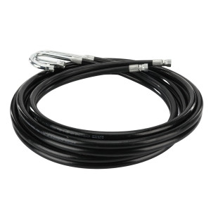 Genie Lift Part # 04.0605.1817GT - TWIN HOSE 1/2 6150-6100 SP.F. TO 180° SF 13/16"-16 ORFS, EA