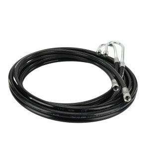 Genie Lift Part # 04.0605.1817GT - TWIN HOSE 1/2 6150-6100 SP.F. TO 180° SF 13/16"-16 ORFS, EA