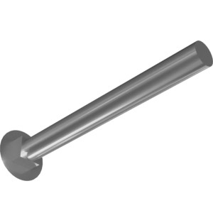 Genie Lift Part # 1258676GT - BOLT,CARRIAGE,1/4-20X2.5,5,ZAG, EA