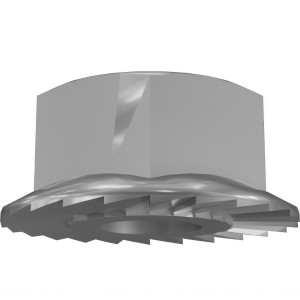 Genie Lift Part # 1263070GT - NUT,SERRATED,8-32,ZAG, EA