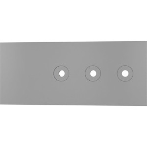 Genie Lift Part # 1276021GT - WEAR PAD,7 X 3 X .625 W/INSERT, EA