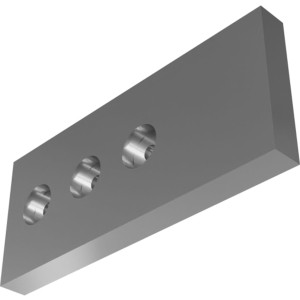 Genie Lift Part # 1276021GT - WEAR PAD,7 X 3 X .625 W/INSERT, EA