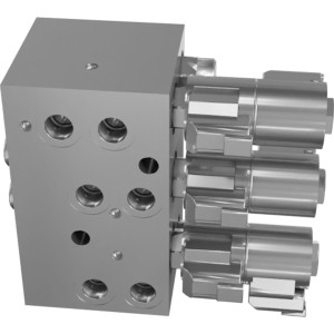 Genie Lift Part # 1282965GT - MANIFOLD, PLAT LVL, PLAT ROT, JIB, PLUGGED, EA