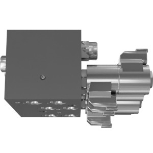 Genie Lift Part # 1282965GT - MANIFOLD, PLAT LVL, PLAT ROT, JIB, PLUGGED, EA