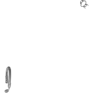 Genie Lift Part # 49163-1245GT - HOSE ASSY,1/4,90 FEM,STR FEM, EA