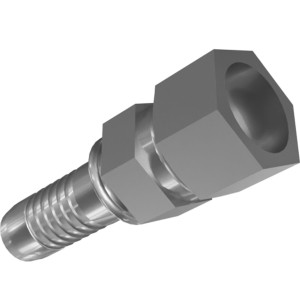 Genie Lift Part # 824635GT - FITTING,STR,1/2 HS X 3/4-16,JIC,SW,FEMALE,STEEL, EA