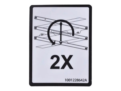 JLG Part # 1001228642 | DECAL,SAFETY PROP, EA
