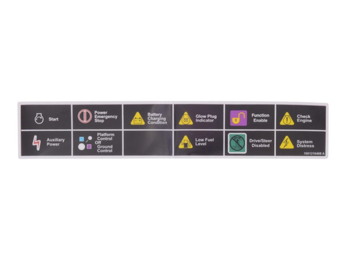 JLG Part # 1001216408 | DECAL,LEGEND (MTB), EA