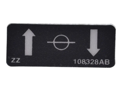 JLG Part # 108328AAZZ | SJ-DECAL, UP/DOWN PICT, EA