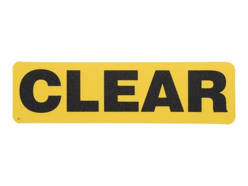 JLG Part # 129839SJ | SJ-DECAL, CLEAR, EA