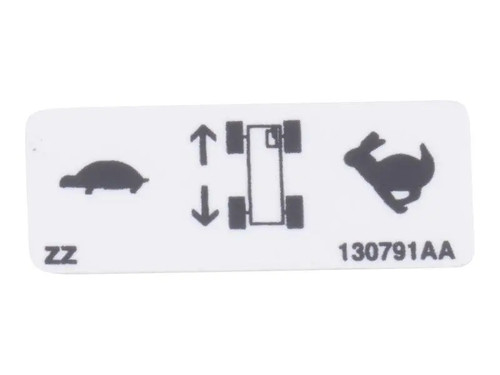 JLG Part # 130791SJ | SJ-RANGE LOW/HIGH LABEL, EA