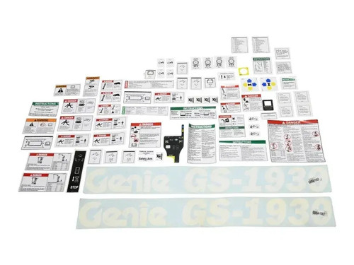 JLG Part # 231559 | GN-DECAL KIT,1930 COMP,ANSI, EA