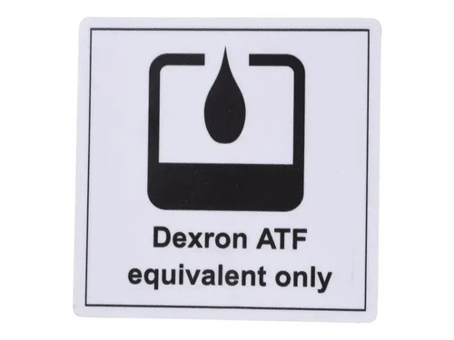 JLG Part # 28157GT | GN-DECAL, USE DEXRON, EA
