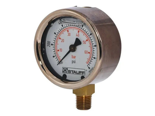JLG Part # 703725 | SJ-GUAGE, 1/4 NPT 0-1000 PSI, EA
