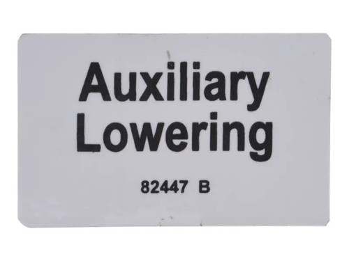 JLG Part # 82447GT | GN-AUX LOWERING, EA