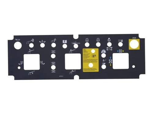 JLG Part # 82762GN | GN-DECAL,PLAT CTRL PANEL S80, EA