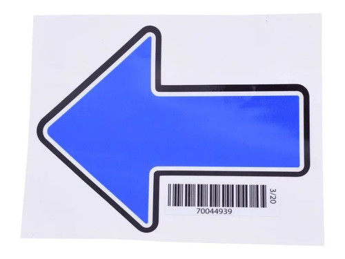 JLG Part # GN37053 | GN-DECAL, ARROW, BLUE, EA