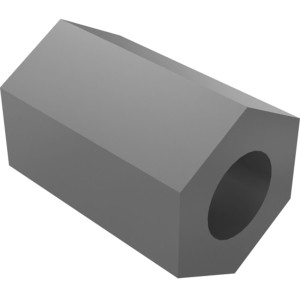 Genie Lift Part # 1257403GT - STANDOFF,6-32,1/4 FEMALE HEX X .375,ZAG, EA