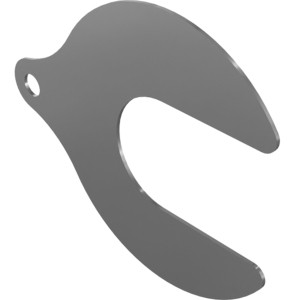 Genie Lift Part # 1262688GT - SHIM, HORSESHOE, 2.00, EA
