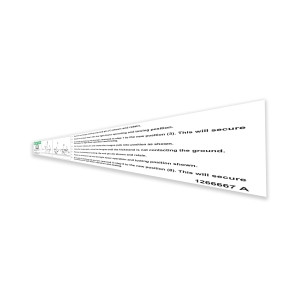 Genie Lift Part # 1266667GT - DECAL, WORD, TONGUE DEPLOYMENT, RL4, EA