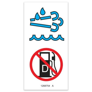 Genie Lift Part # 1268754GT - DECAL,DEF FILL, EA