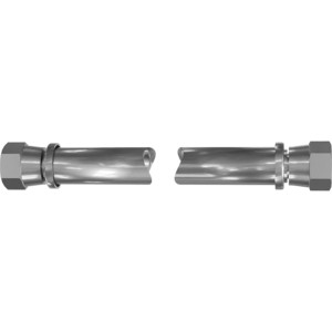 Genie Lift Part # 1269759GT - HOSE ASSEMBLY, 1/2" AIR, BARB, STR FEM, STR FEM, EA