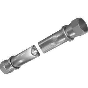 Genie Lift Part # 1269759GT - HOSE ASSEMBLY, 1/2" AIR, BARB, STR FEM, STR FEM, EA